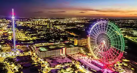aerial night